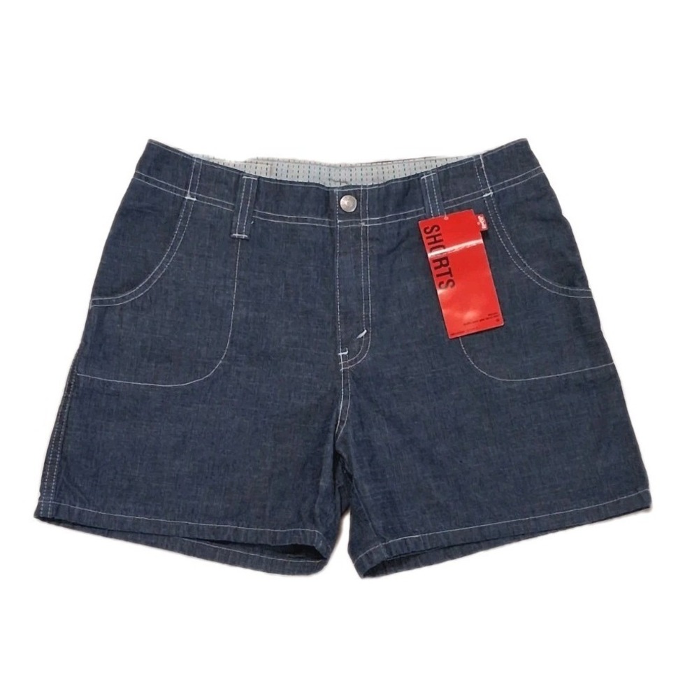 NWT  Levi's Misses Denim Jean Shorts Women's Size 10 Blue